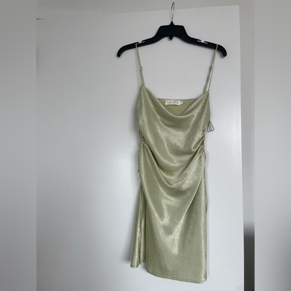Mint Green Sheer Dress Size Medium